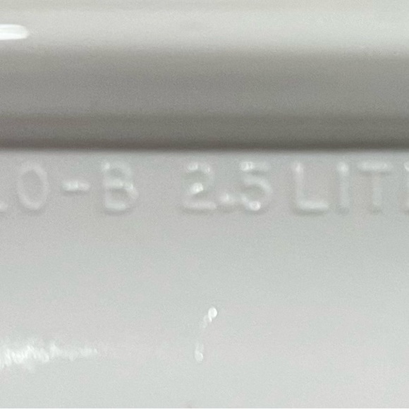 Vintage Peach Floral Shallow Casserole A-10-B - Picture 3 of 4